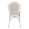 Stackable chair Nacia pakoworld aluminum-textilene white 45x59x85cm