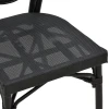Chair Nacia  pakoworld black aluminum-black  textilene 45x59x85cm