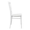 Napoleon chair pakoworld pp white 38.5x46.5x89cm
