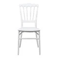 Napoleon chair pakoworld pp white 38.5x46.5x89cm