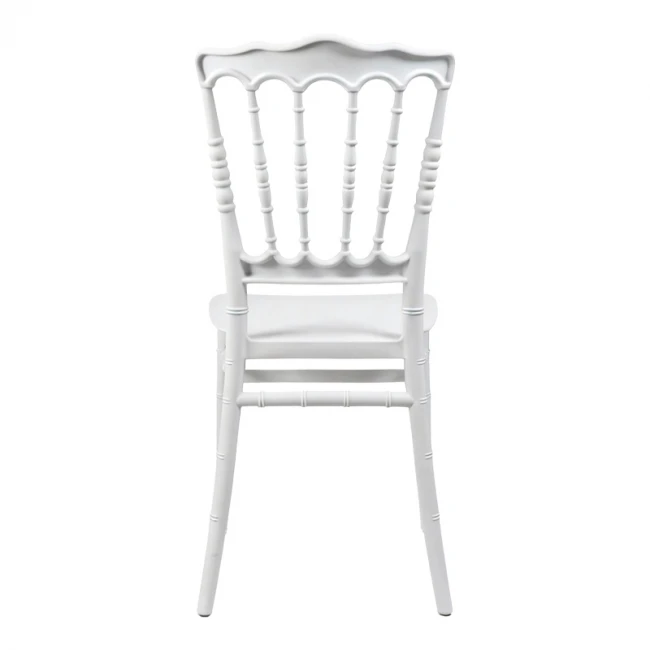 Napoleon chair pakoworld pp white 38.5x46.5x89cm