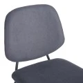 Chair hair Pietro I pakoworld anthracite fabric-black metal leg 45x55x82.5cm