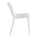 Καρέκλα Teragi στοιβαζόμενη pakoworld pp με UV protection λευκή 58x43.5x82εκ