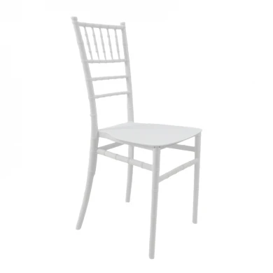 Καρέκλα Tiffany Ι pakoworld pp σε λευκή απόχρωση 38.5x46.5x87εκ