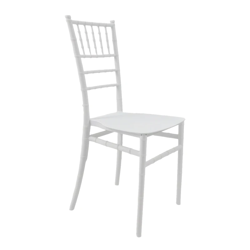 Καρέκλα Tiffany Ι pakoworld pp σε λευκή απόχρωση 38.5x46.5x87εκ