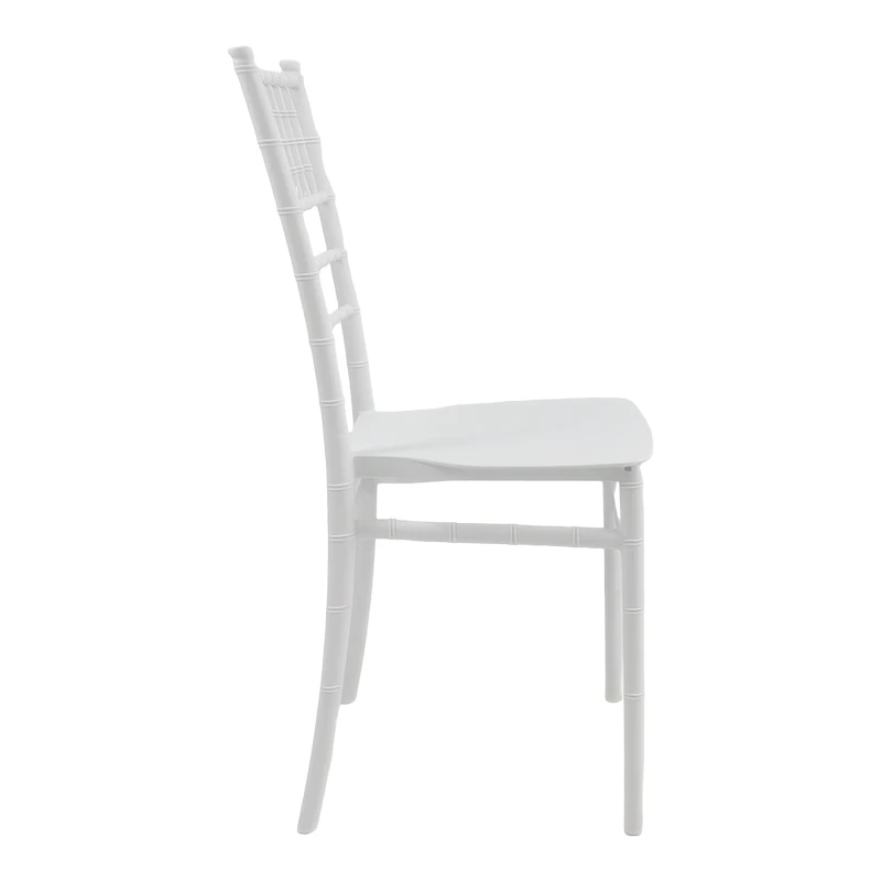 Καρέκλα Tiffany Ι pakoworld pp σε λευκή απόχρωση 38.5x46.5x87εκ