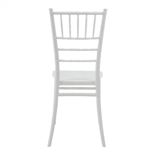 Tiffany Ι pakoworld pp chair in white shade 38.5x46.5x87cm