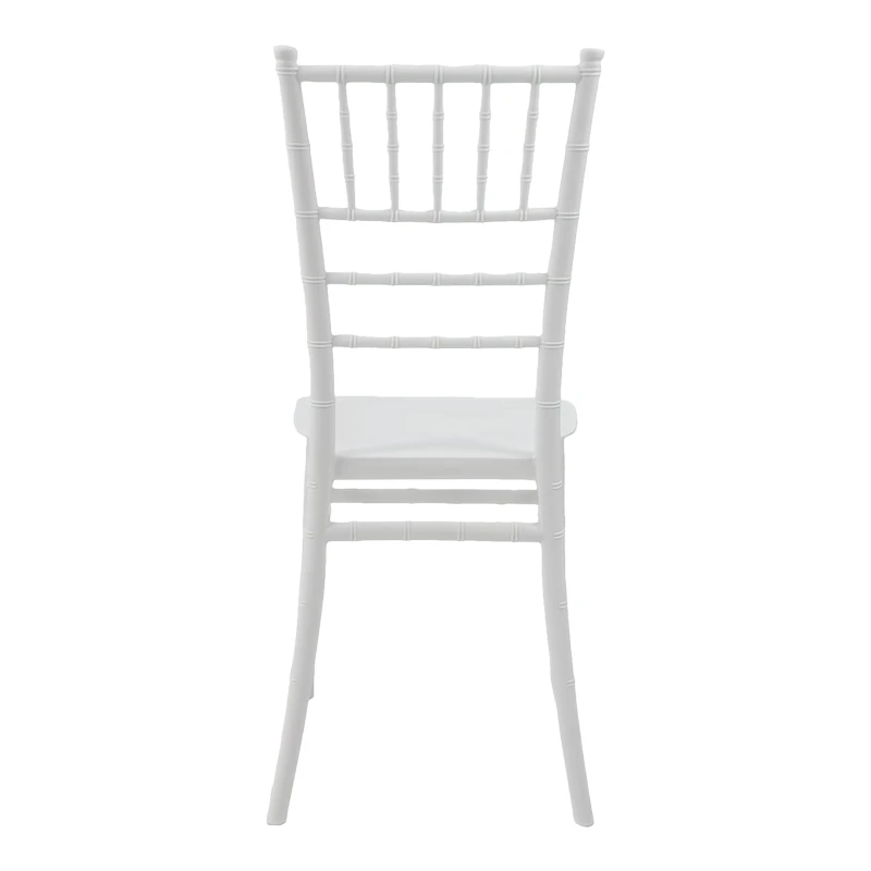 Καρέκλα Tiffany Ι pakoworld pp σε λευκή απόχρωση 38.5x46.5x87εκ