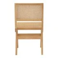 Chair Brenin pakoworld natural rubberwood 45x56x82cm