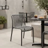Zoi pakoworld pp chair in anthracite shade 42x58x79cm