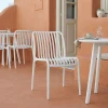 Zoi pakoworld pp chair in white shade 42x58x79cm