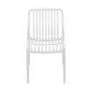 Zoi pakoworld pp chair in white shade 42x58x79cm