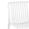 Zoi pakoworld pp chair in white shade 42x58x79cm