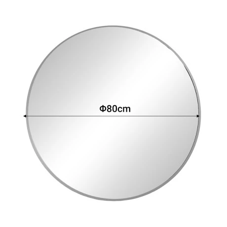 Καθρέπτης Emmett pakoworld χρυσό αλουμίνιο Φ80x2.5εκ