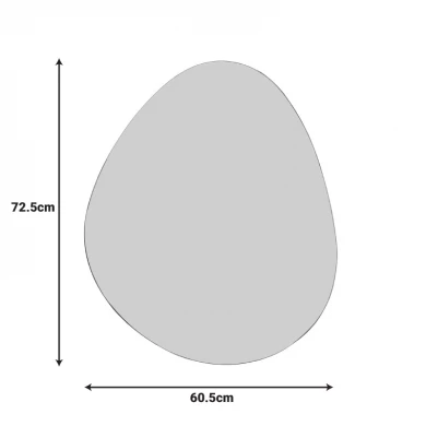 Καθρέπτης Hahoe pakoworld 60x1x72.5εκ
