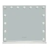 Καθρέπτης Led Hollywood pakoworld μέταλλο λευκό 60x12x52.3εκ