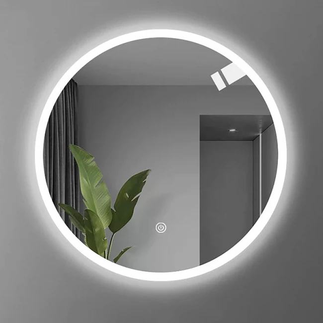 Καθρέπτης Led Lucox pakoworld pp-αλουμίνιο Φ60x3εκ