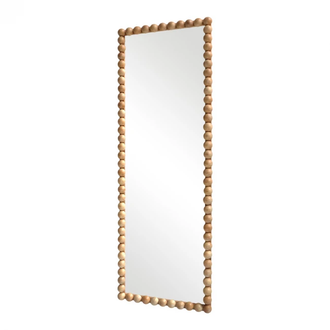 Ledalo pakoworld wood mirror in natural shade 45x4.5x130cm