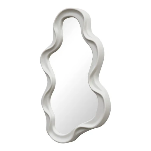 Καθρέπτης Liquid pakoworld pp σε λευκή απόχρωση 26x2.7x39εκ
