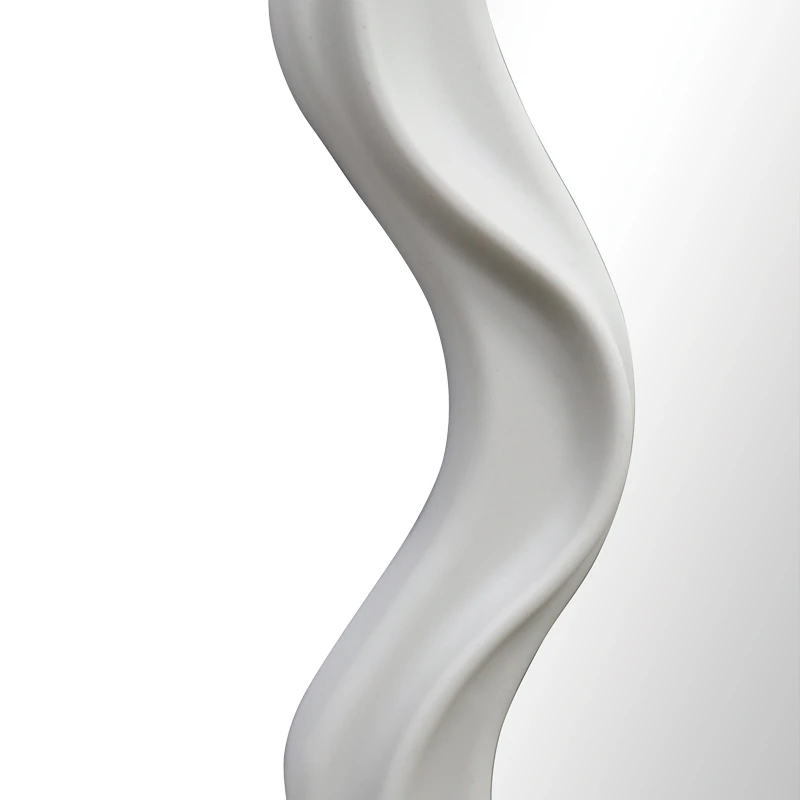 Καθρέπτης Liquid pakoworld pp σε λευκή απόχρωση 26x2.7x39εκ