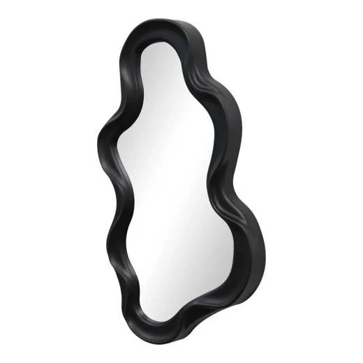 Καθρέπτης Liquid pakoworld pp σε μαύρη απόχρωση 26x2.7x39εκ