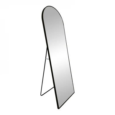 Mirror Lorens pakoworld black aluminum 46x40x150cm