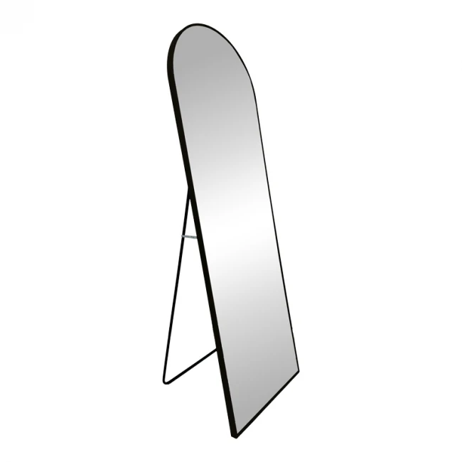 Mirror Lorens Inart black aluminum 46x40x150cm