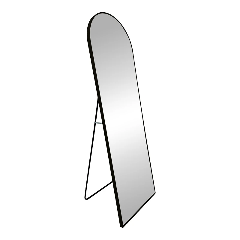 Mirror Lorens Inart black aluminum 46x40x150cm