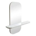 Καθρέπτης Lunaria pakoworld λευκό MDF 60x11.5x60εκ
