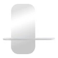 Καθρέπτης Lunaria pakoworld λευκό MDF 60x11.5x60εκ