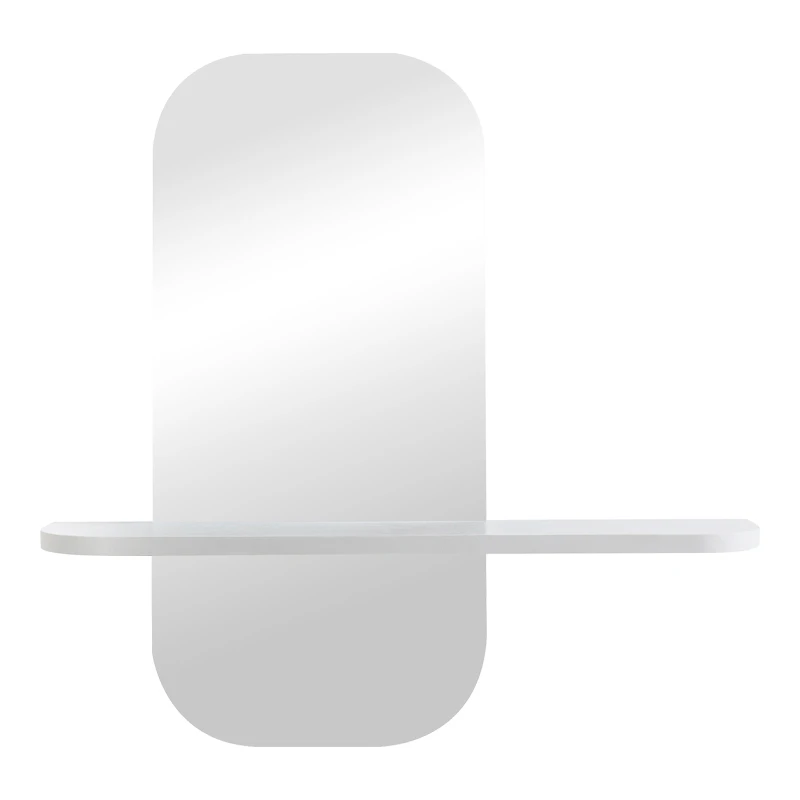Καθρέπτης Lunaria pakoworld λευκό MDF 60x11.5x60εκ