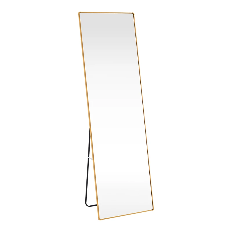Καθρέπτης Moira pakoworld αλουμίνιο χρυσό 50x28x160εκ