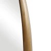 Καθρέπτης οβάλ Marly pakoworld mdf σε φυσική απόχρωση 50.5x4x127εκ
