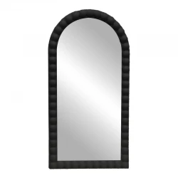Mirror Pavlova pakoworld black pp 42x3.5x81cm