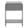 Nightstand Lemperto pakoworld MDF in grey color 40x40x53cm