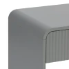 Κομοδίνο Zeplen pakoworld MDF σε γκρι απόχρωση 40x40x53εκ