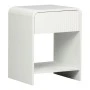 Κομοδίνο Lemperto pakoworld MDF σε λευκή απόχρωση 40x40x53εκ