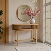 Console Nodial pakoworld MDF/Bamboo in natural color 120x39x85cm