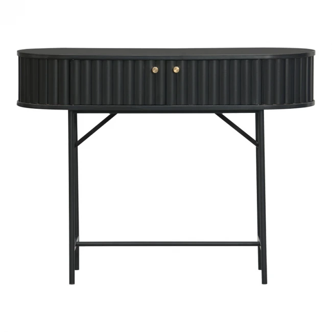 Console Zakro pakoworld MDF-metal in black shade 100x35x75cm