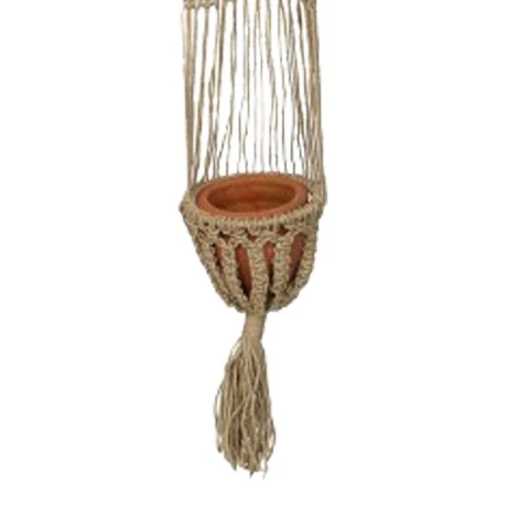 Hanging flower pot Anerial pakoworld natural jute D23x135cm
