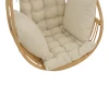 Hanging swing Jorg pakoworld natural rattan-cream cushion 80x59x105cm