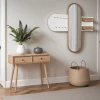 Wall hanger Baunty pakoworld with mirror white-walnut125x2x122cm