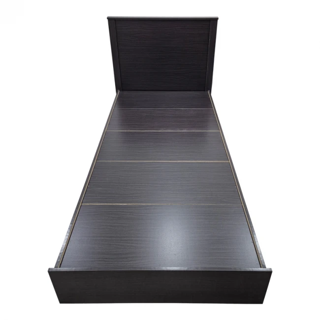 Κρεβάτι Athos pakoworld σε wenge απόχρωση 90x190εκ