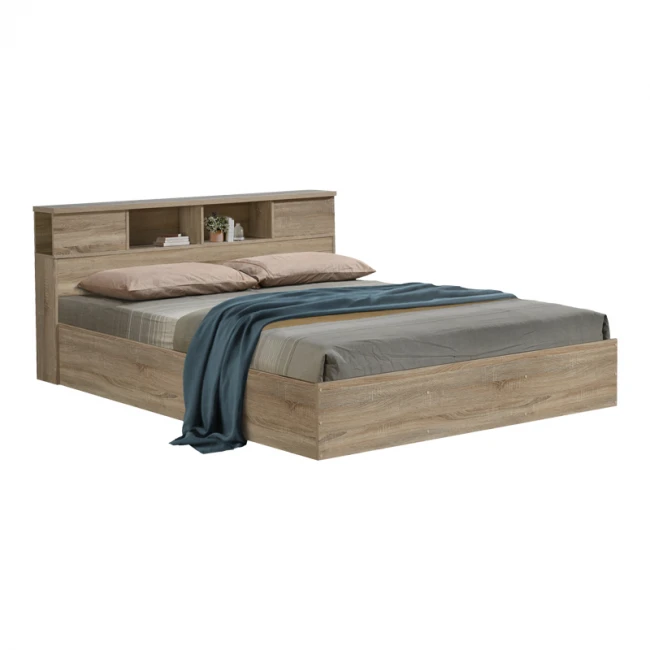 Double bed Olympus pakoworld in light oak colour 160x200