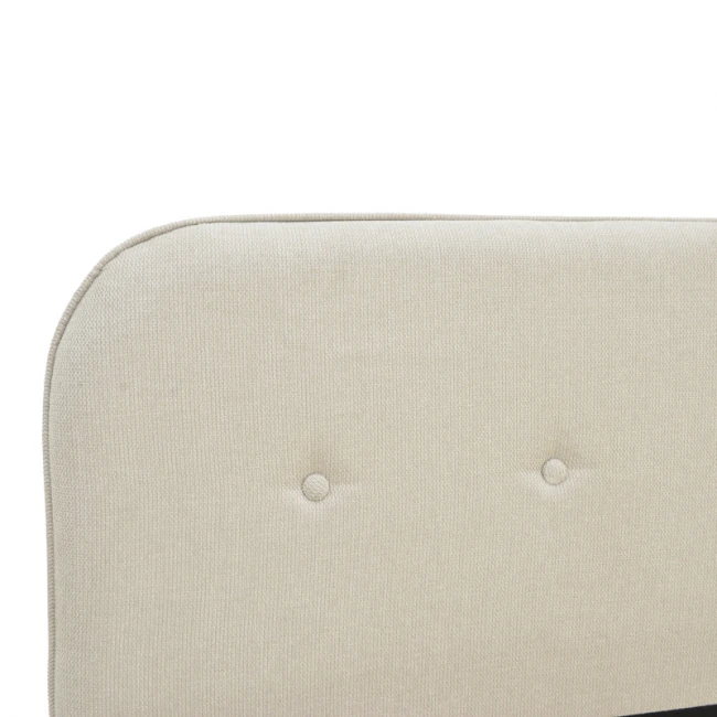 LumiLux pakoworld bed beige fabric, 160x200cm
