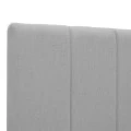 Single bed Rovio pakoworld grey fabric 100x200cm