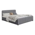 Myrelia pakoworld bed grey fabric 150x200cm