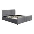 Myrelia pakoworld bed grey fabric 150x200cm