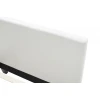 Κρεβάτι Nevil pakoworld 100x200 PU χρώμα λευκό ματ