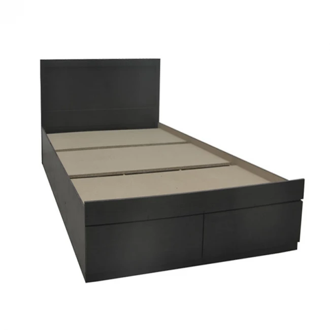 Κρεβάτι Olympus pakoworld με συρτάρι σε wenge απόχρωση 100x200εκ